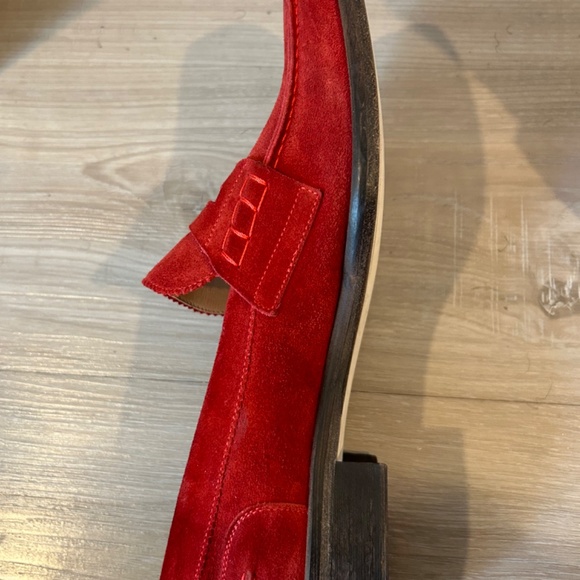 New. Giorgio’s Palm beach: Red penny loafer. EU Size : 42